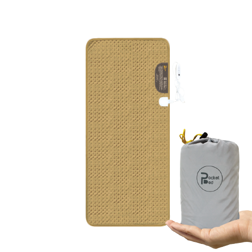 포켓배드 여행용 전기장판매트 DC-5V10W + 파우치 USB 2구, USB 1구, 40 x 80 cm 68,800원