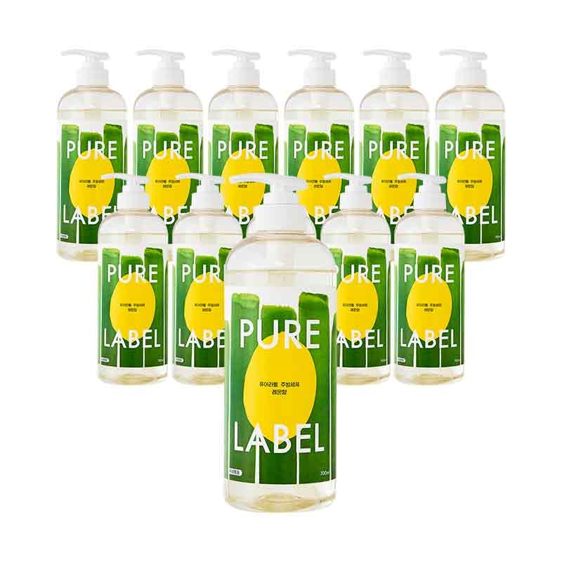 퓨어라벨 주방세제 레몬향 본품 700ml 12개 1박스 대용량 과일 채소 젖병 세척 생분해도 98%이상 무자극 82,890원