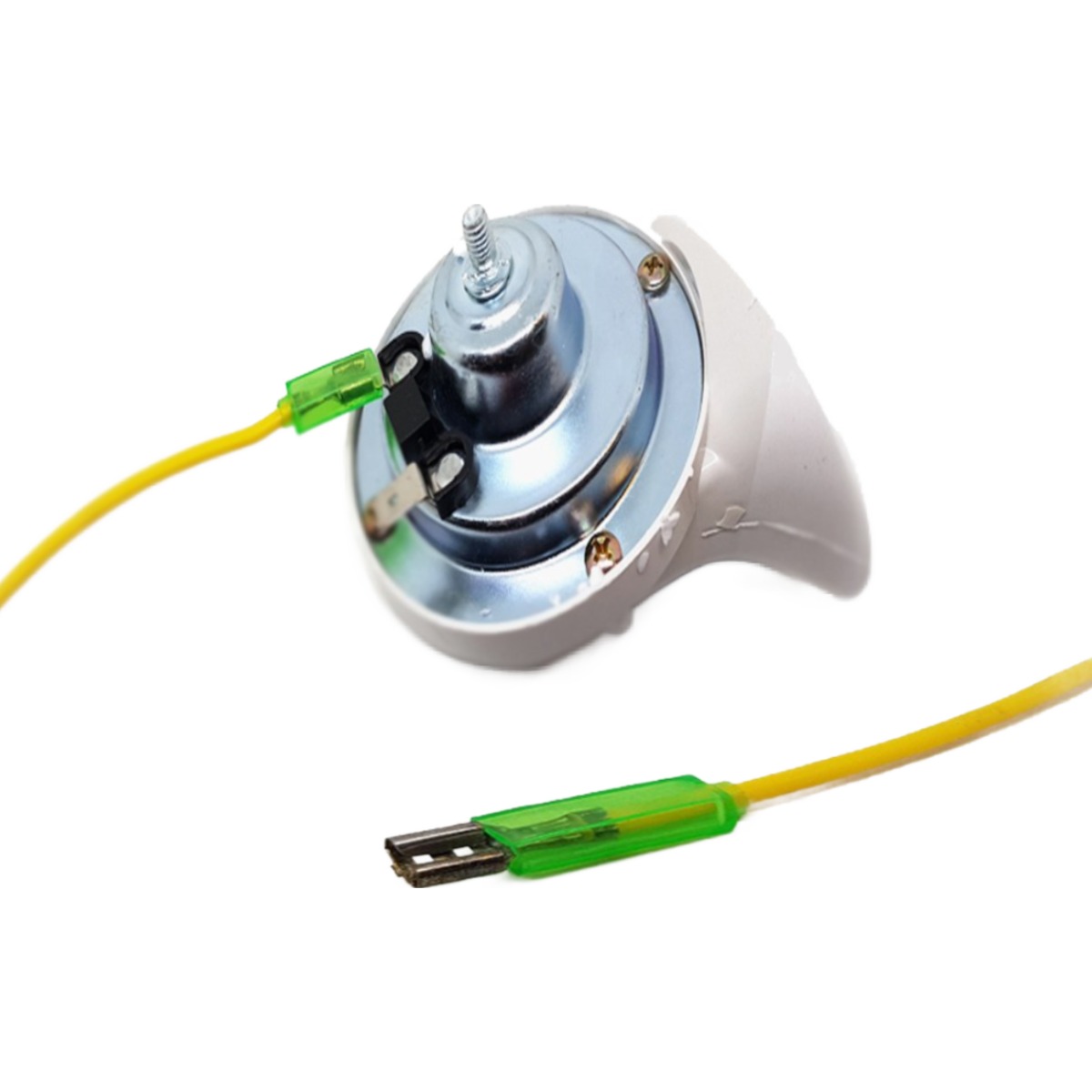 LJ 클락션 스피커 스위치 넙적단자 배선 케이블 한길 오토바이 자동차, 1개 990원