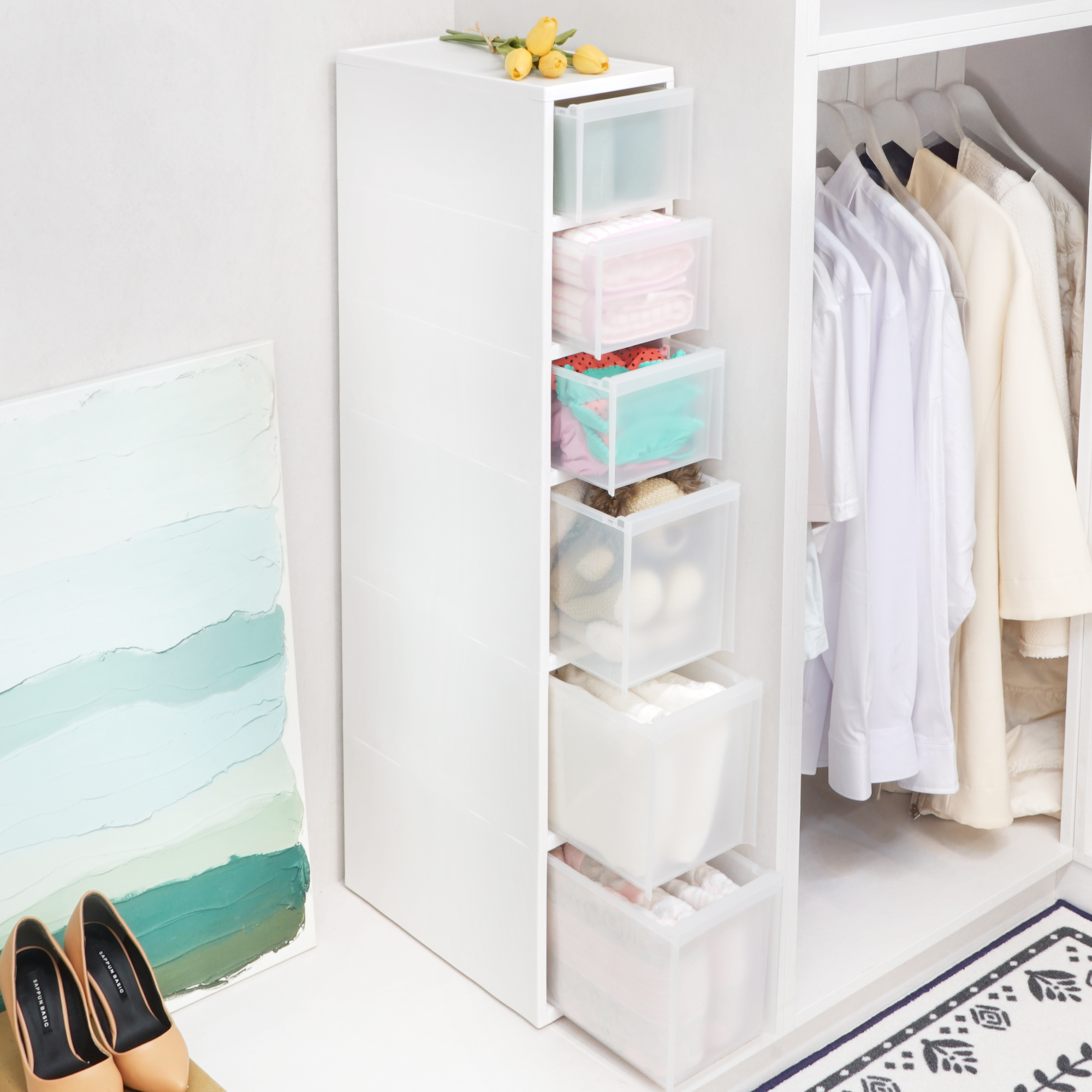 엠비코 모던 틈새 M1 스텝업 서랍장 34,800원