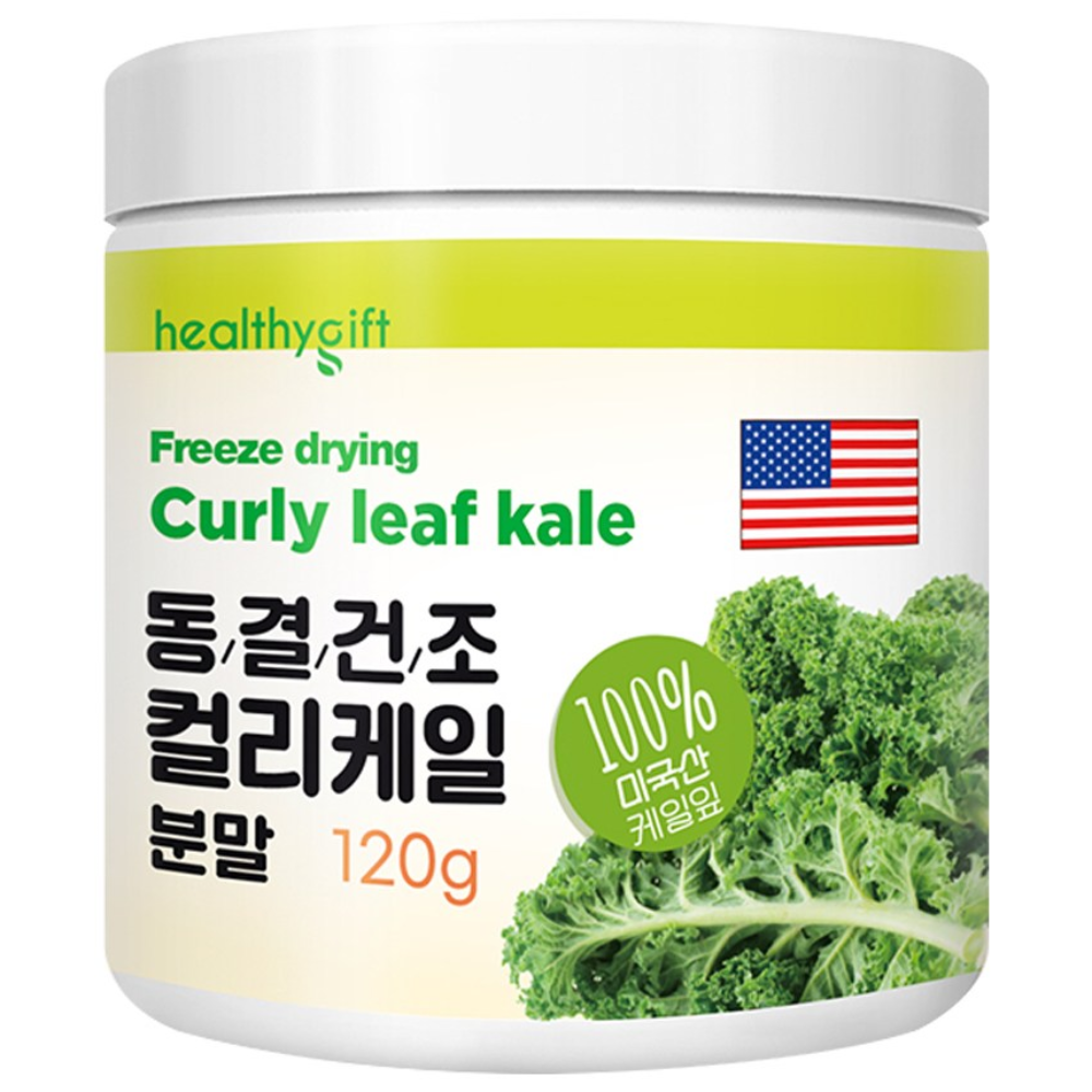 동결건조 컬리케일 분말 미국산 100 케일잎 가루, 1개, 120g 18,270원