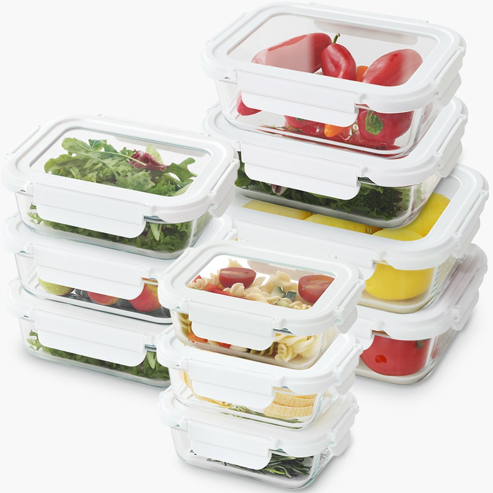 네오플램 클린 내열유리 반찬통세트 10P 밀폐용기세트 39,840원