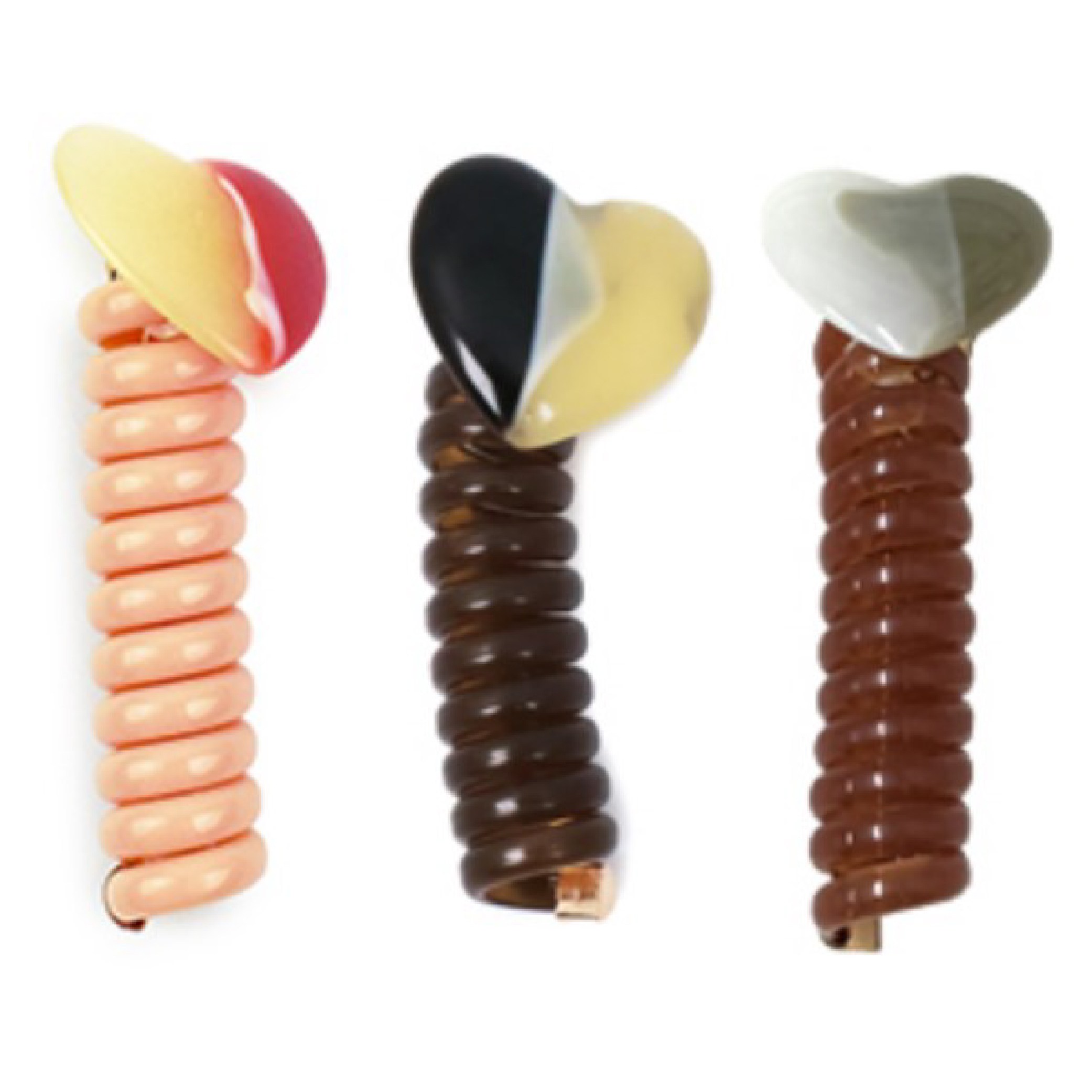 TAIKEN 스프링 포니테일 머리끈 헤어슈슈 3종 10,900원