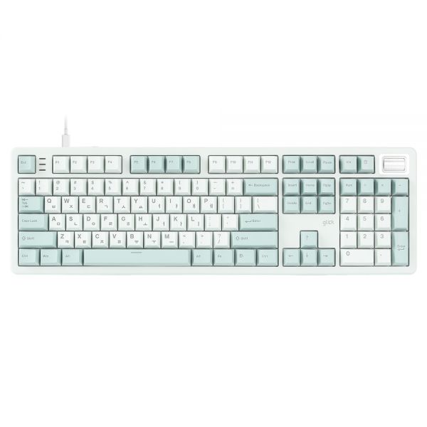 지클릭커 파도프로젝트 SPK107 8K 제주스위치 풀윤활 기계식 키보드 그린라이트 유채꽃노랑축 75,500원