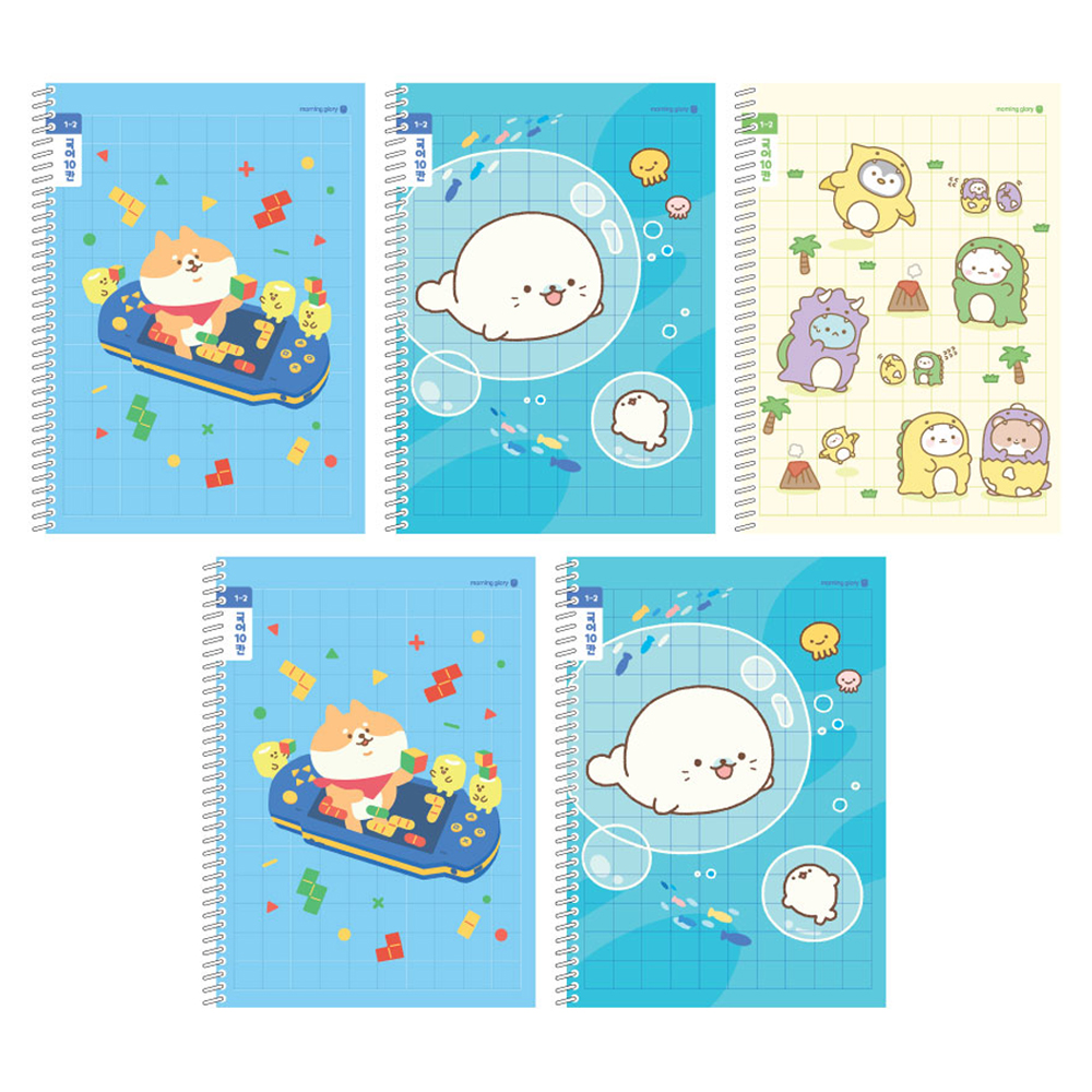 모닝글로리 채움노트 초등 1-2 스프링 국어 10칸 3종 + 랜덤발송 2p 세트, A, 1세트 4,180원