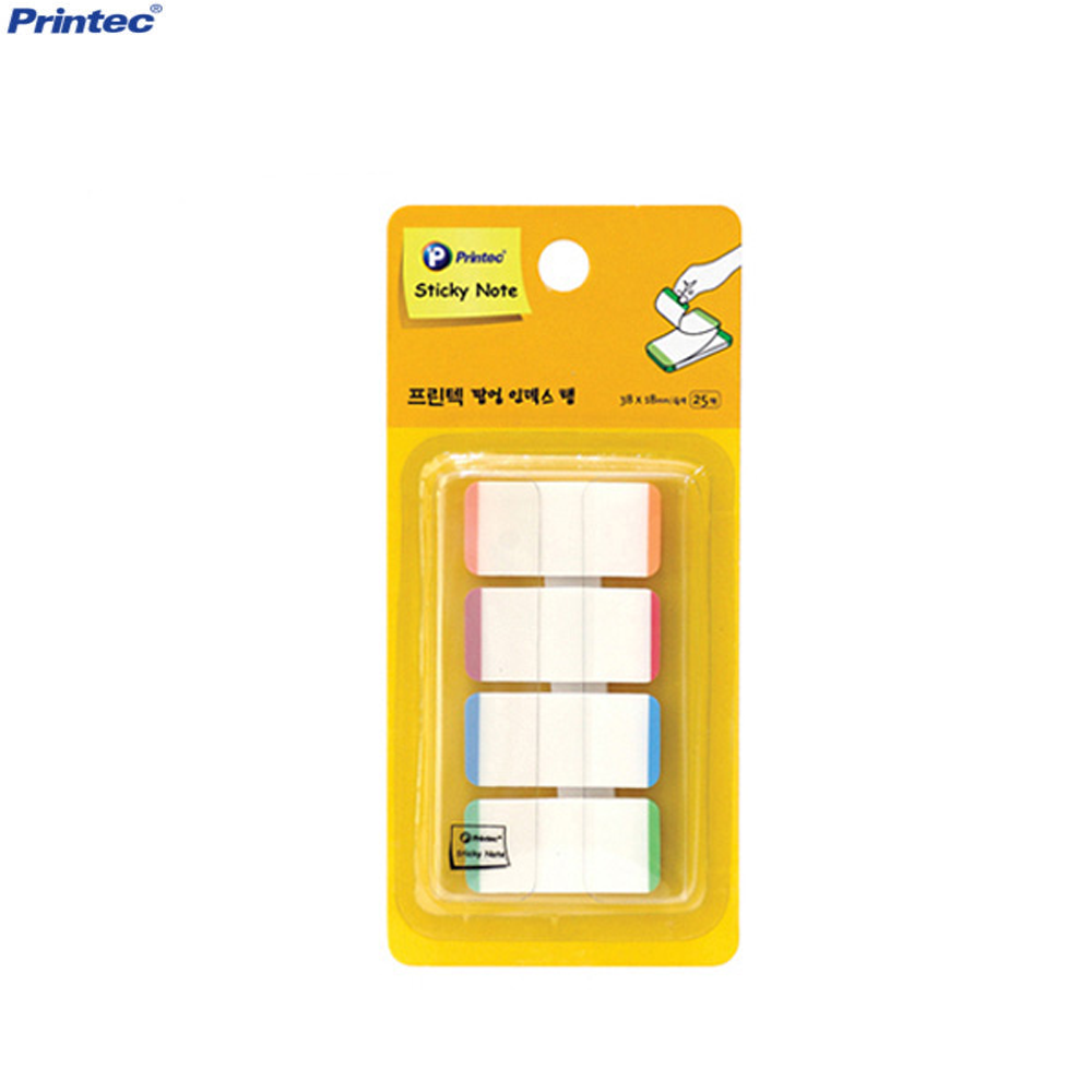 프린텍 팝업 인덱스탭 IT3818-4L 4색 38x18mm 25매 2,260원