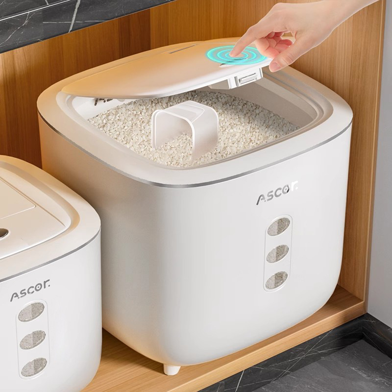 style dr 원터치 쌀통 밀폐 방충 방습 대용량 진공쌀통 쌀보관함 34,800원