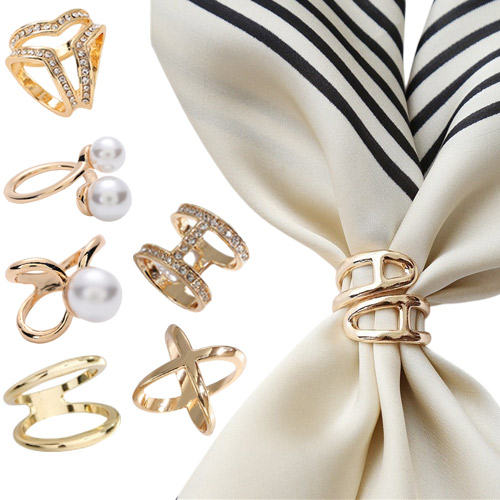 디아픽 스카프링 7세트 스카프 고리 홀더 고정핀 13,900원