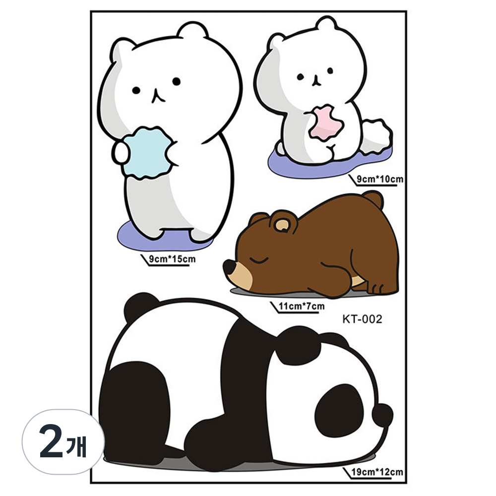 차량용 스티커 오토바이 스티커 꾸미기 방수 차량용 흠집 스티커 차량용데칼 차량용 튜닝 귀여운 동물 스티커 9,900원