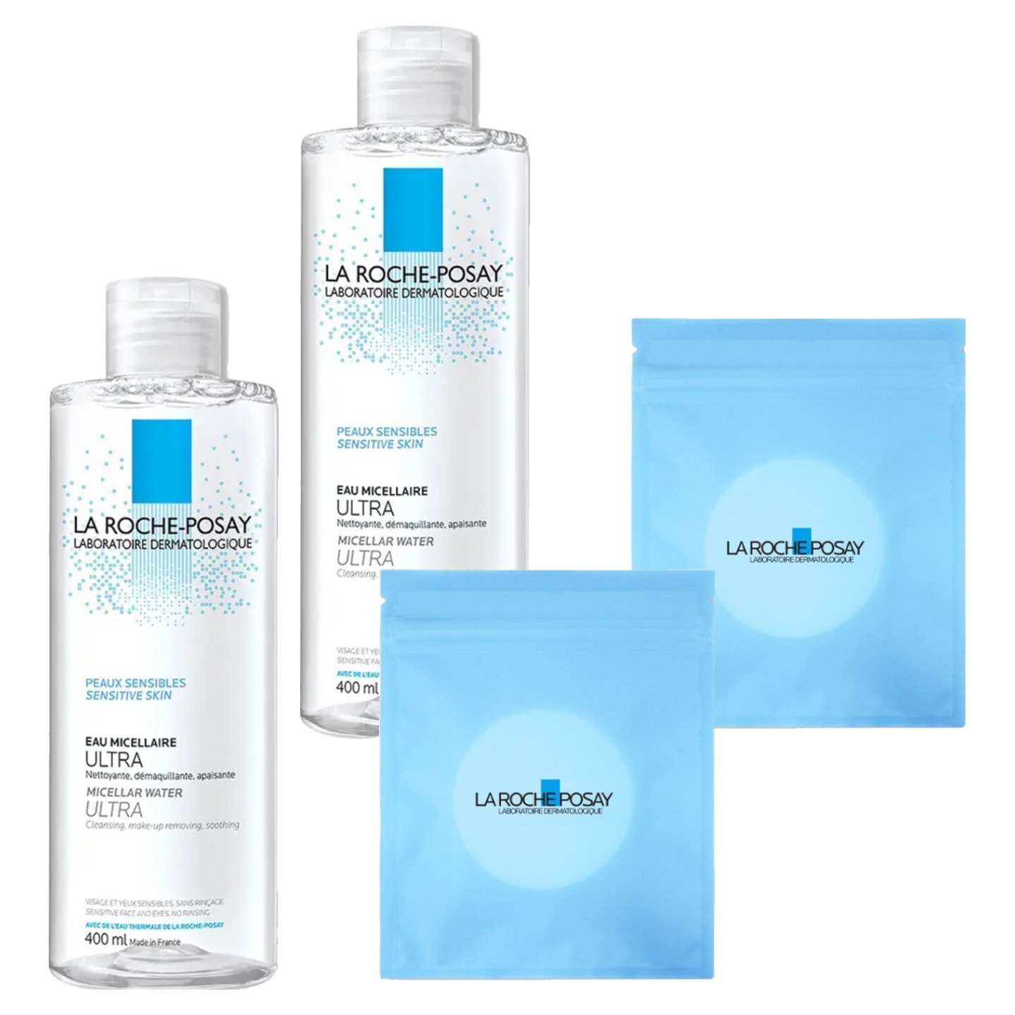 라로슈포제 미셀라워터 울트라 센시티브 + 화장솜 30매 세트 53,760원