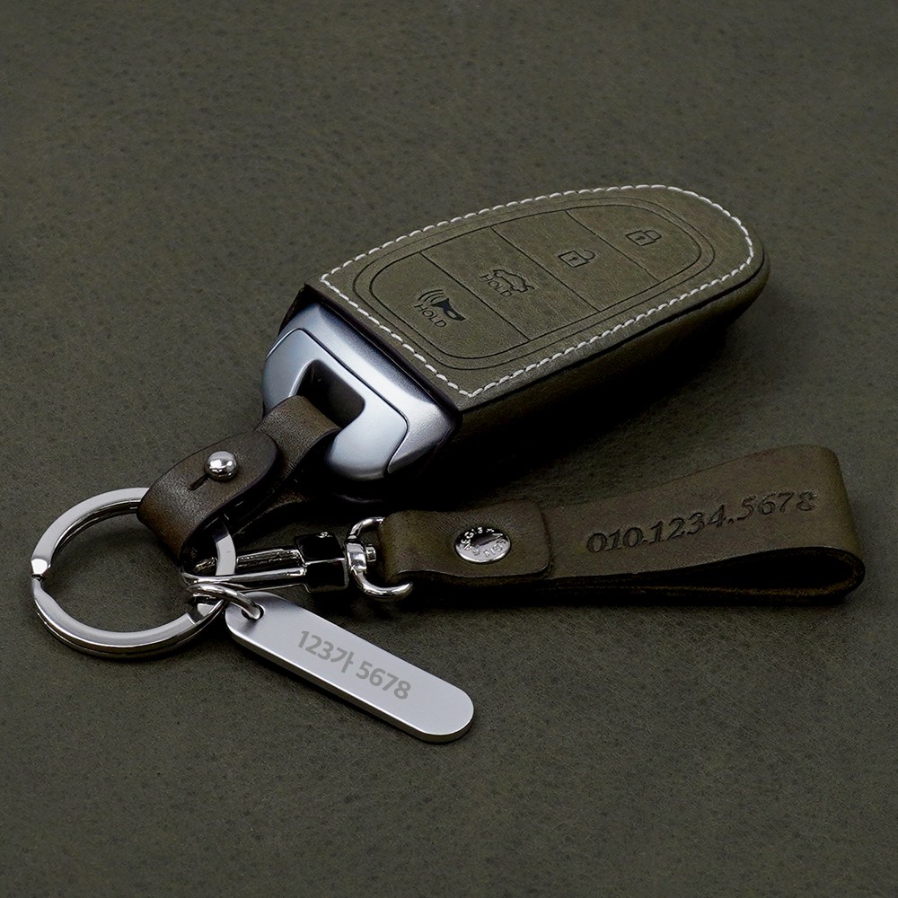 AEGIS 리츠S 소나타DN8 더뉴그랜저 싼타페TM 투싼NX4 넥쏘 키케이스 가죽 키홀더 H-05, H-06, H-07, 카멜 38,500원