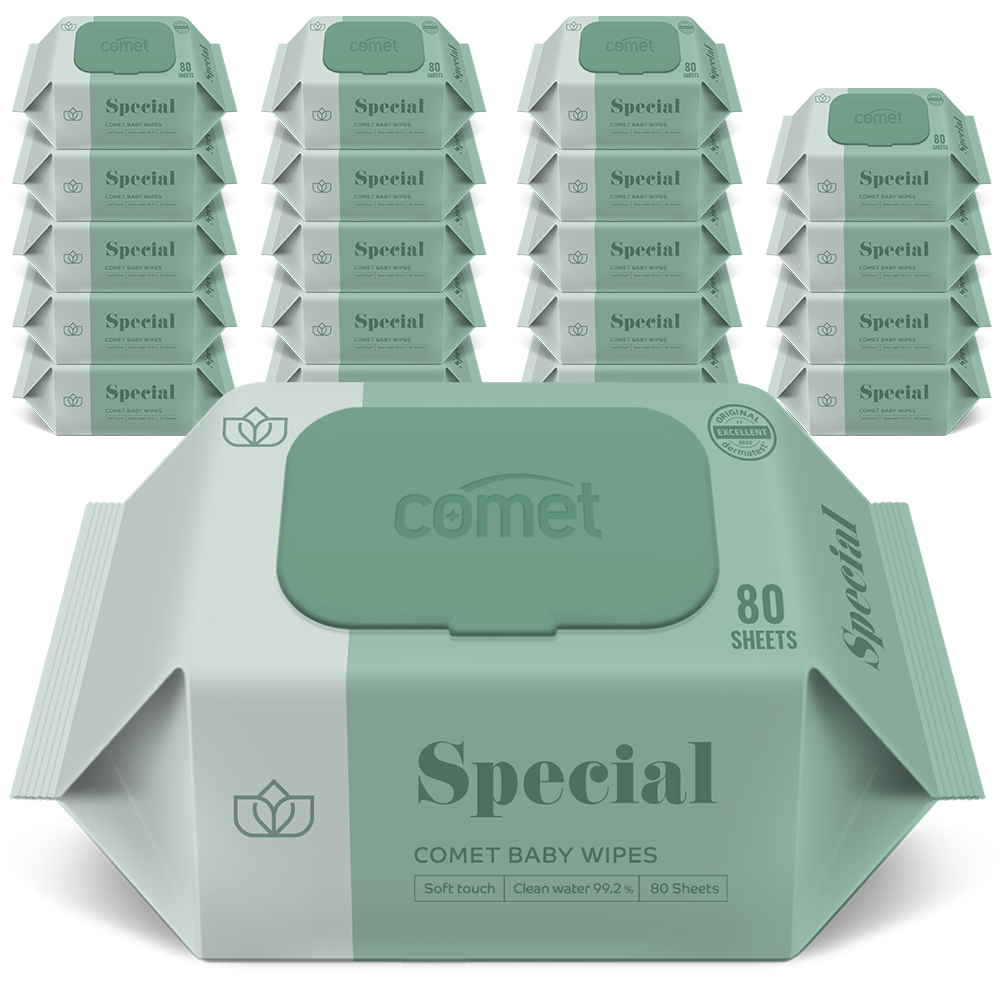 코멧 스페셜 아기물티슈 엠보싱 캡형 더마테스트 인증 24,990원