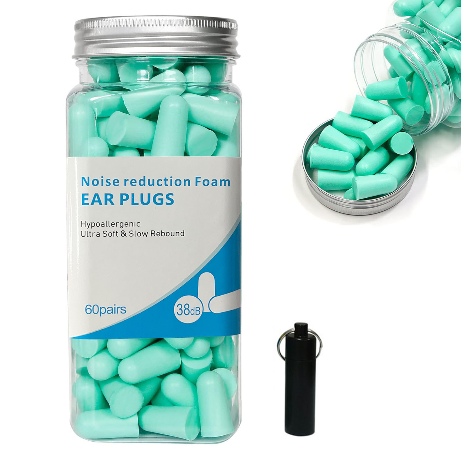 콜콜러브 소음 차단 귀마개 NRR 38dB 수면 이어플러그 휴대용 수면용 귀마개 9,900원
