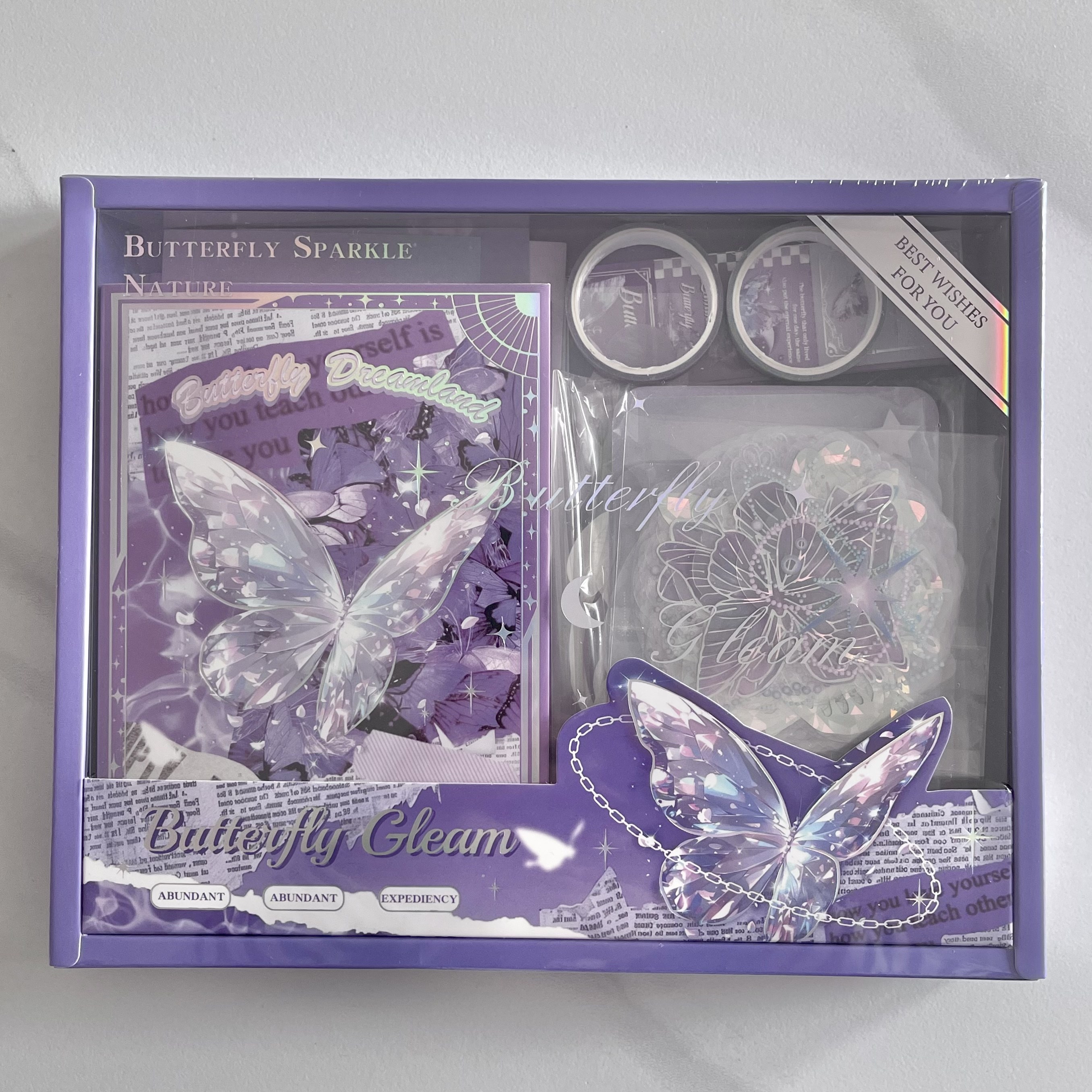 토마토에그 나비꿈 올인원 다꾸 다이어리, 퍼플 17,000원