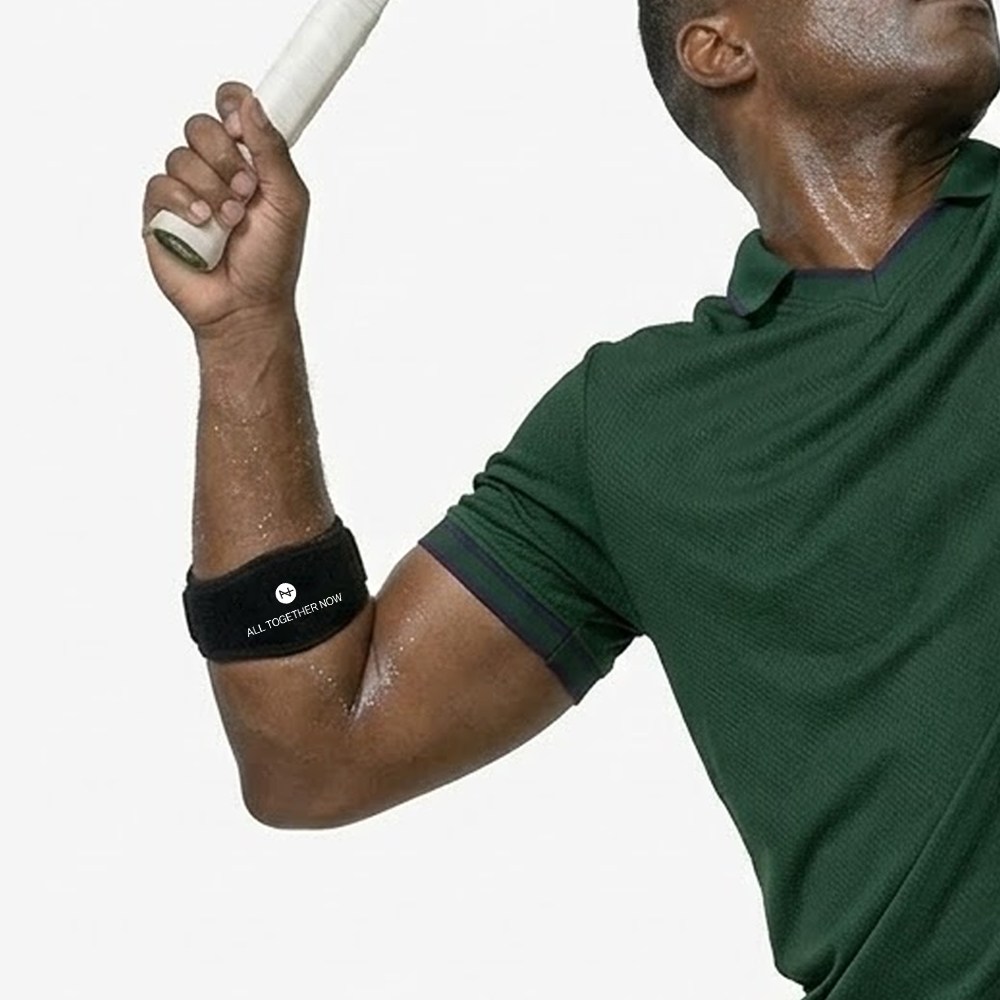 물리치료사가 판매하는 올투게더나우 팔꿈치 엘보 보호대, 블랙, 2개 17,900원