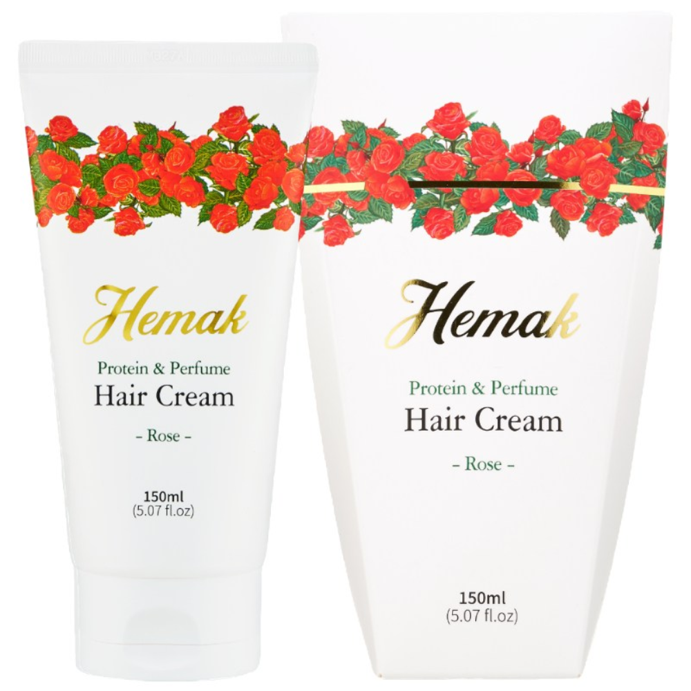 헤막 단백질 앤 퍼퓸 헤어크림 로즈 / 손상모발용 노워시 트리트먼트 헤어에센스, 1개, 150ml 19,900원