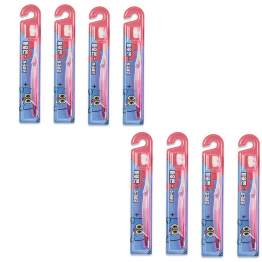 만다린망고 국산 치과전용칫솔 초극세모 임플란트 치과용 교정용 치과 보건소 칫솔 레드, 1박스, 8개입 12,500원