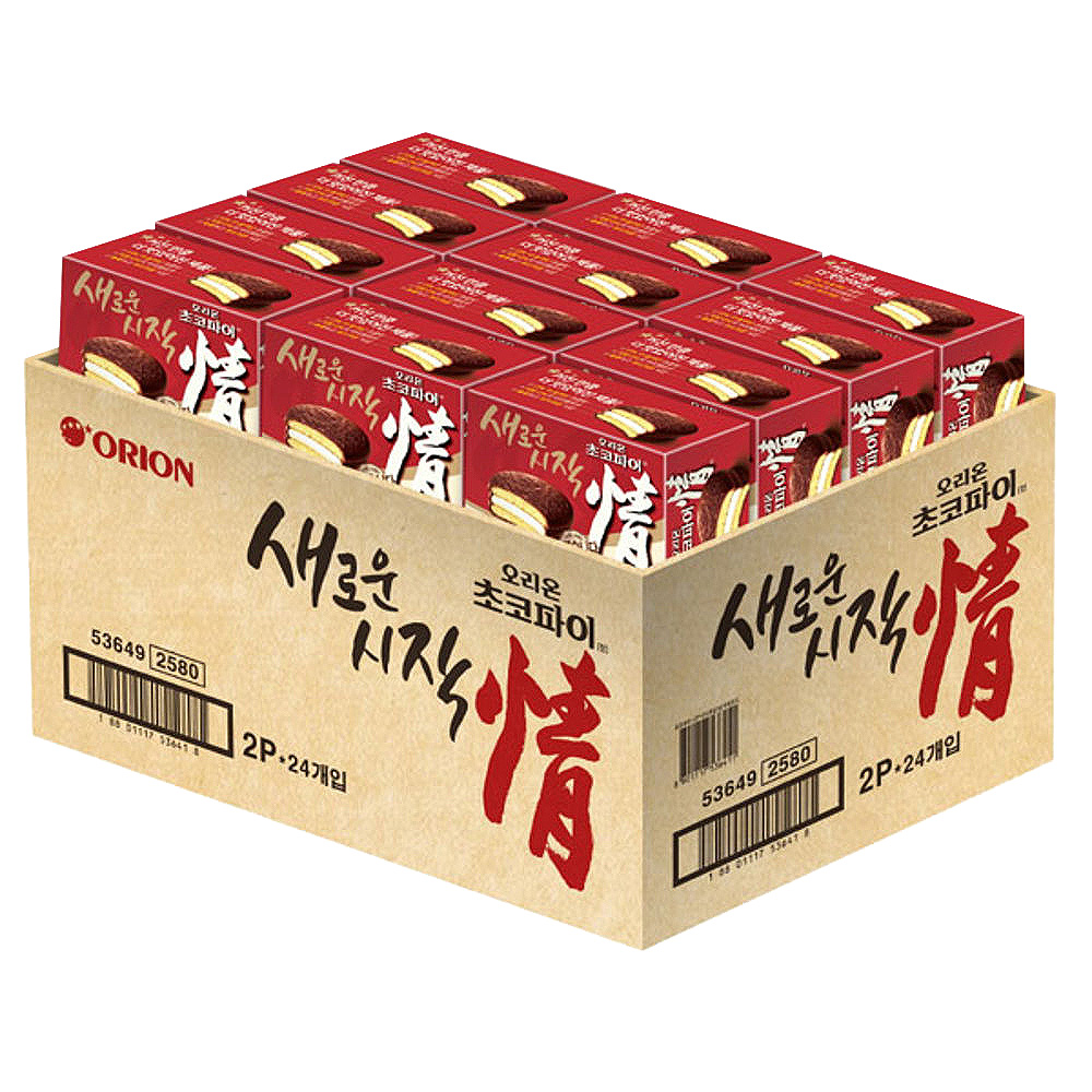 오리온 초코파이 정, 78g, 24개 16,820원
