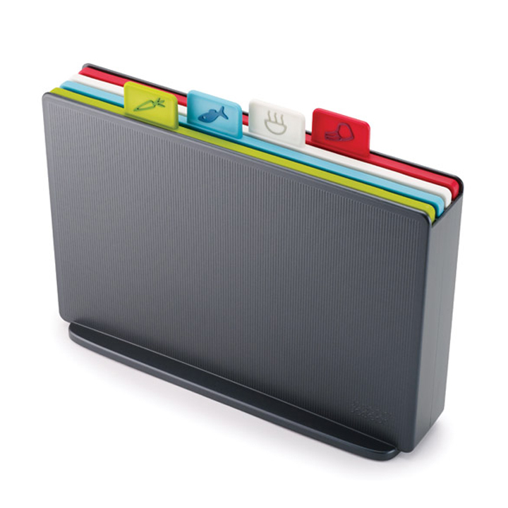 조셉조셉 인덱스 뉴 케이스 그라파이트 양면 도마 세트, 1세트, 도마 4종 + 케이스 59,150원