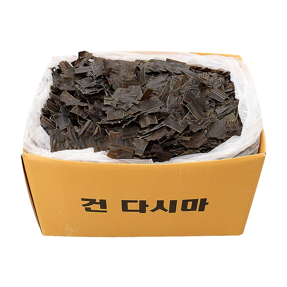 햇 완도 사각다시마 15kg 자른 원단 파지 뿌리 대용량, 1개, 15kg 218,000원
