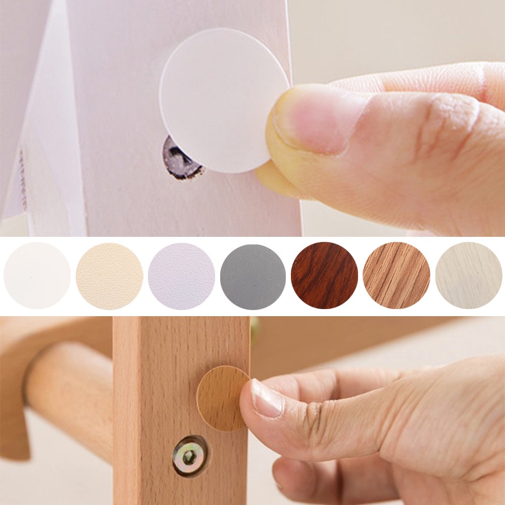 골든트리 가구 피스 못자국 PVC 원형 스티커 흠집 바닥 구멍 가리기 3,900원