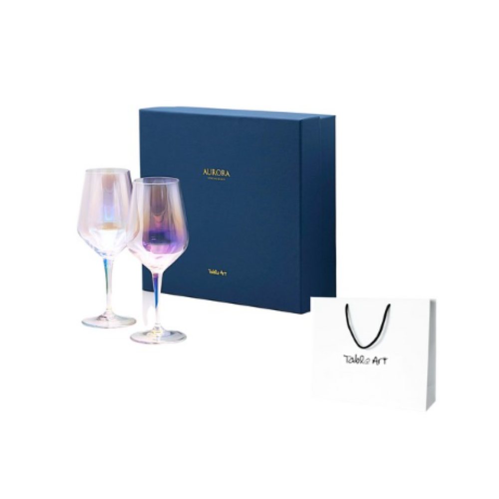 보르미올리 오로라 미디움 와인잔 2p + 케이스 + 쇼핑백 세트 176,210원
