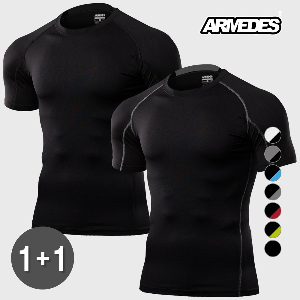 아르메데스 기능성 언더레이어 컴프레션핏 반팔 2매 20,900원