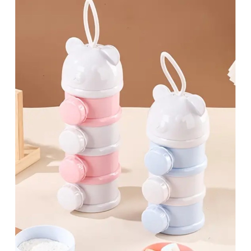 코지베베 곰돌이 4단 분유 케이스 디스펜서, 블루, 1개 11,900원