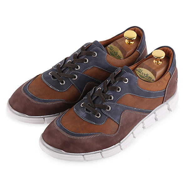 RHJ-52-091 브라운콤비 남자스니커즈 수제화 185,000원