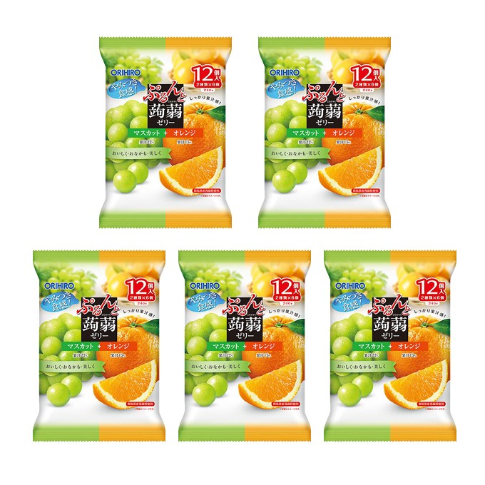 곤약젤리 샤인머스켓/오렌지 2가지 혼합맛 일본 오리히로 20g X 12개입 X 4봉지, 60개, 20g 21,900원