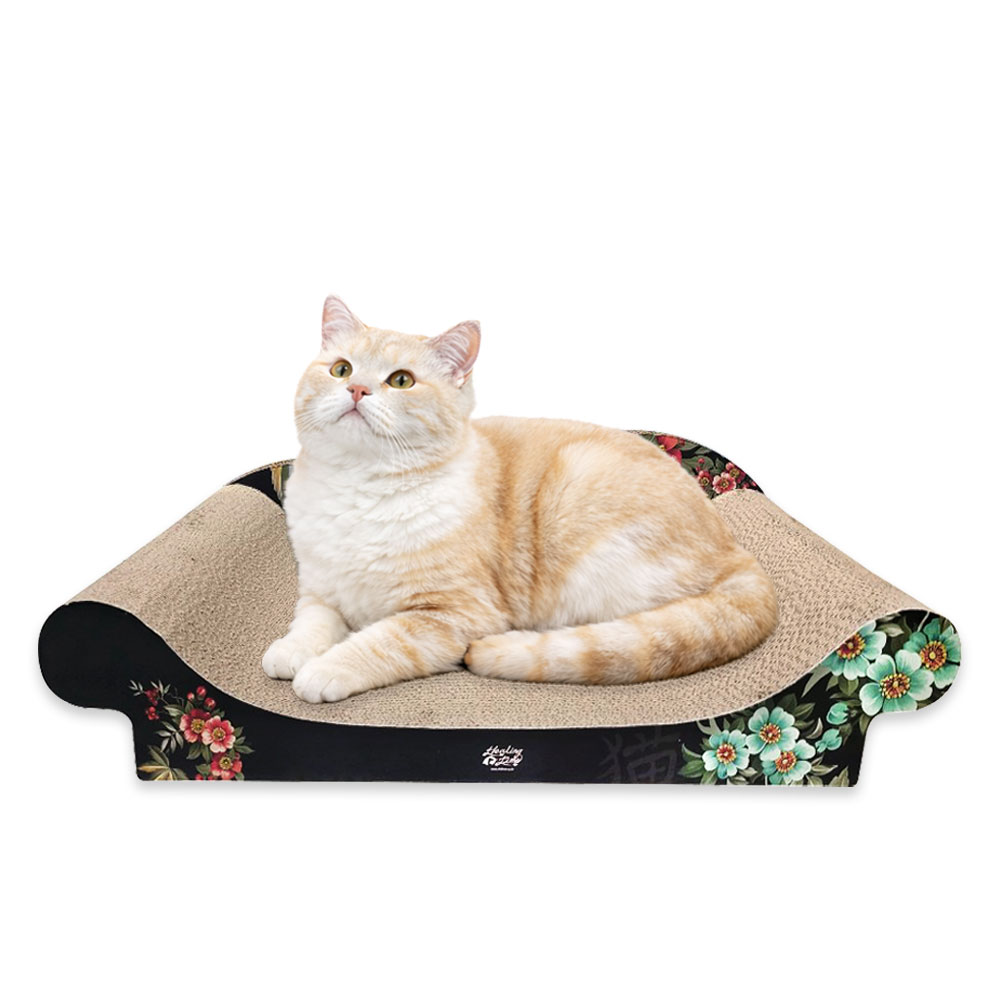 힐링타임 미묘 스크래쳐 (블랙) NH-2144 오리지널 대형 골판지 고양이용품 28,500원