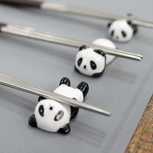 시스제이 도자기 판다 젓가락 받침 3개 세트 1P 받침대 장식품 8,830원