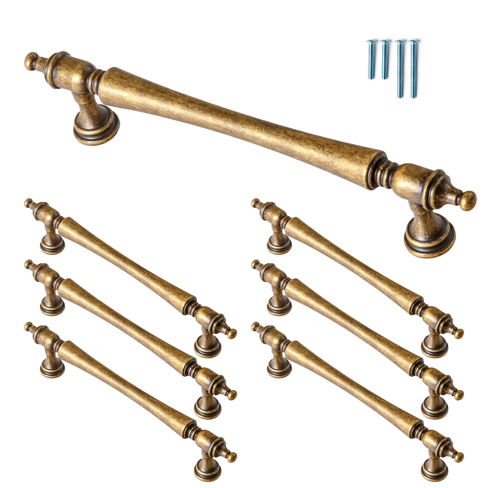 엔틱 가구 손잡이 Goo-Ki 아연합금가구손잡이 서랍손잡이, 6개, 128mm,GT-앤티크 황동 48,500원