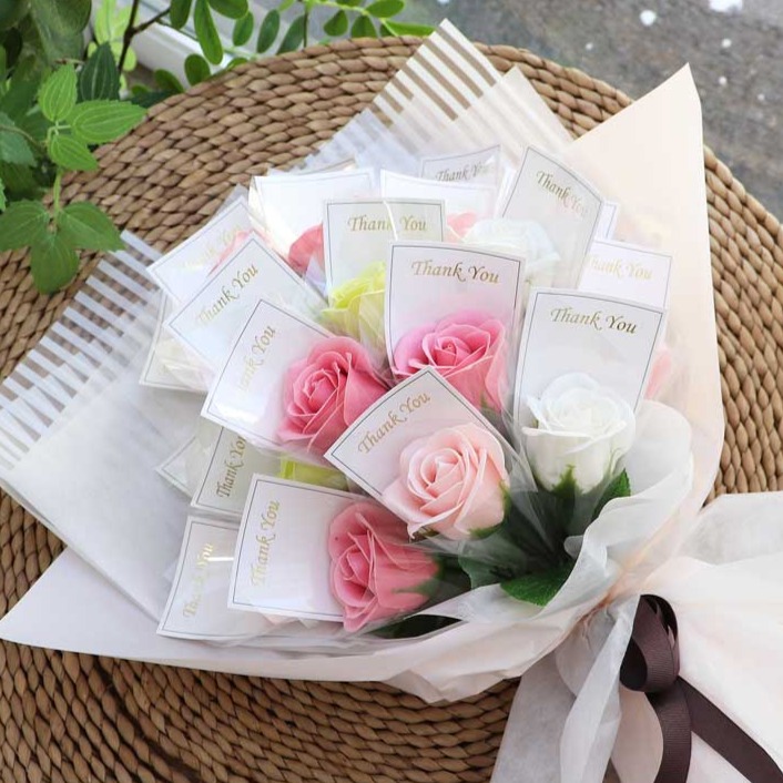 노블리 비누꽃 장미 20송이 돈 꽃다발 + 메세지카드 + 기프트 쇼핑백 16,680원