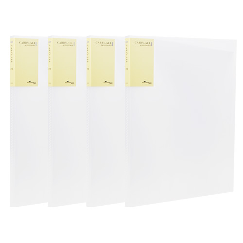 에코청운 신투명 클리어화일 A4 20p, 투명, 4개 10,600원