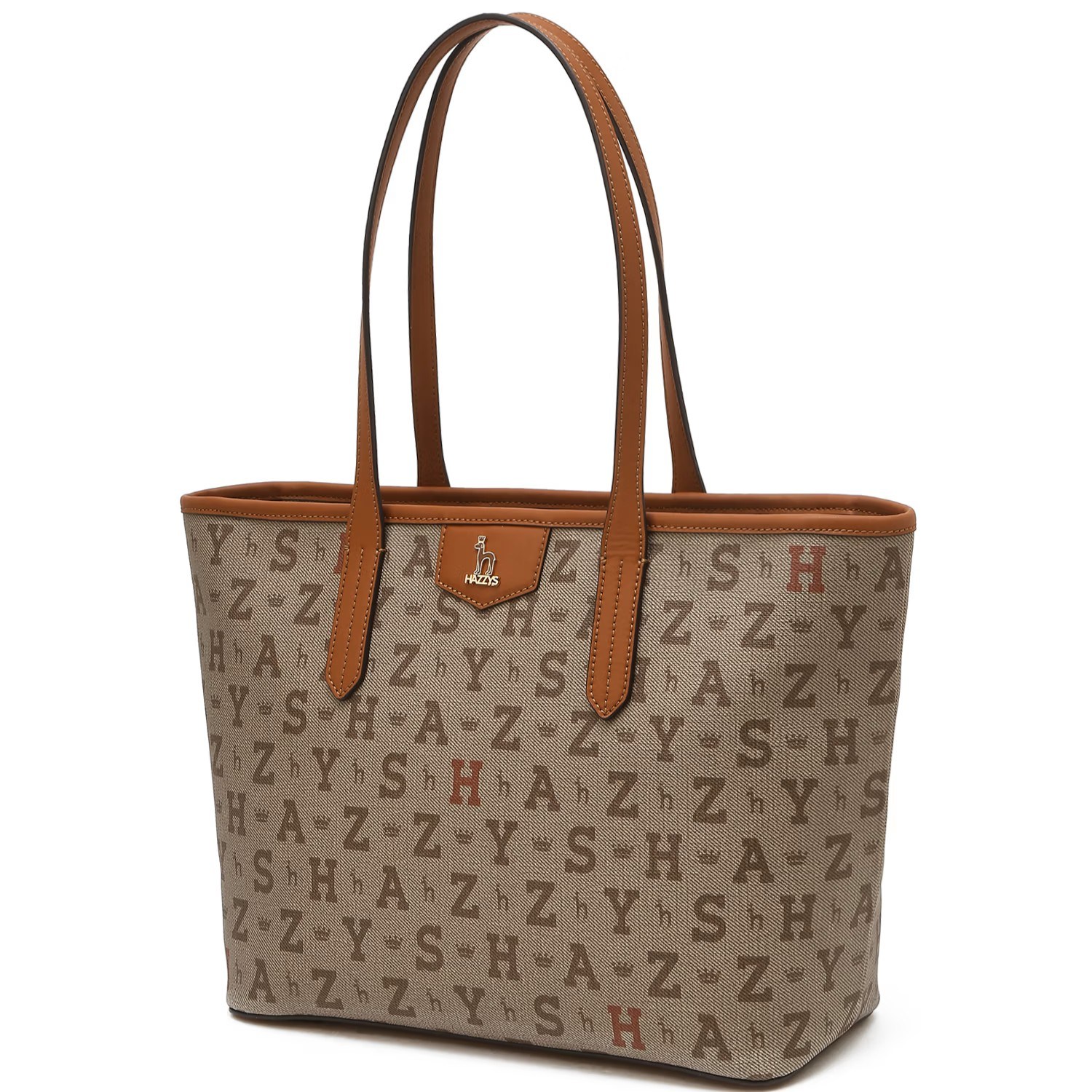 [헤지스인기상품]브라운 로고패턴 가죽 숄더백(선물포장) 238,000원