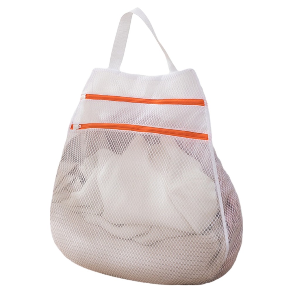썬앤드림 의류 변형 방지 더블 지퍼 메쉬 세탁망 특대형 60 x 60 cm, 오렌지, 1개 9,500원