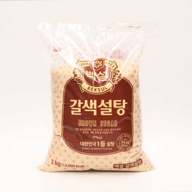 CJ 백설 황설탕 3kg, 3kg, 4개 32,200원
