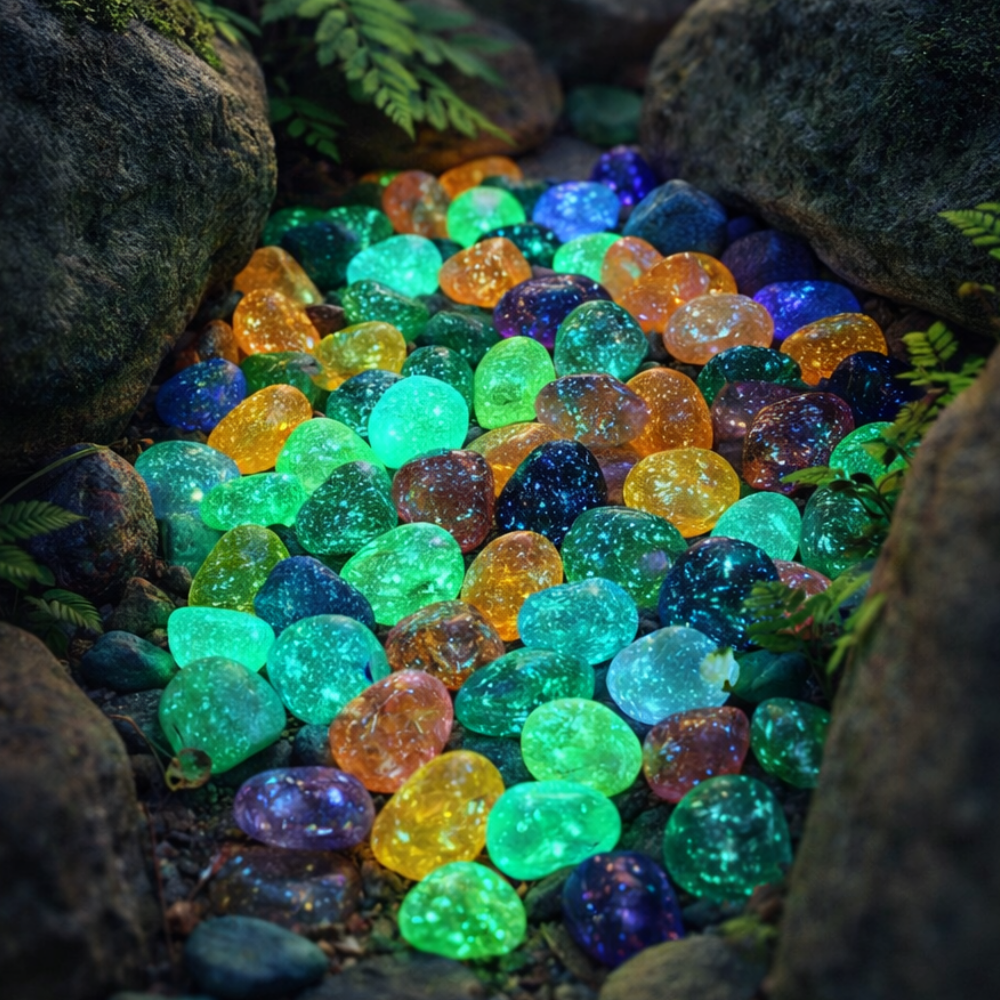 샤이닝 물방울 야광자갈 100p세트(컬러믹스), 100개, 컬러믹스 7,680원