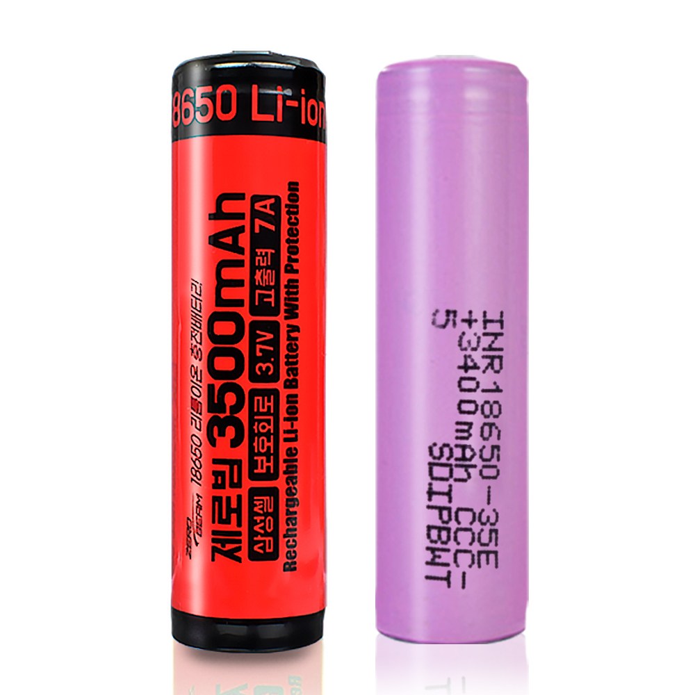 삼성 18650 배터리 7A 3500mAh 고출력 고방전 제로빔, 1개, 삼성 3500mAh 7A 고출력 9,000원
