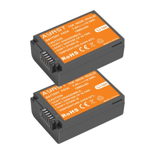 EN-EL25 ENEL25 1880mAh 충전식 리튬 이온 배터리 LED 충전기 포함 Nikon Z30 Z50 ZFC Z 50 Z FC 73,110원