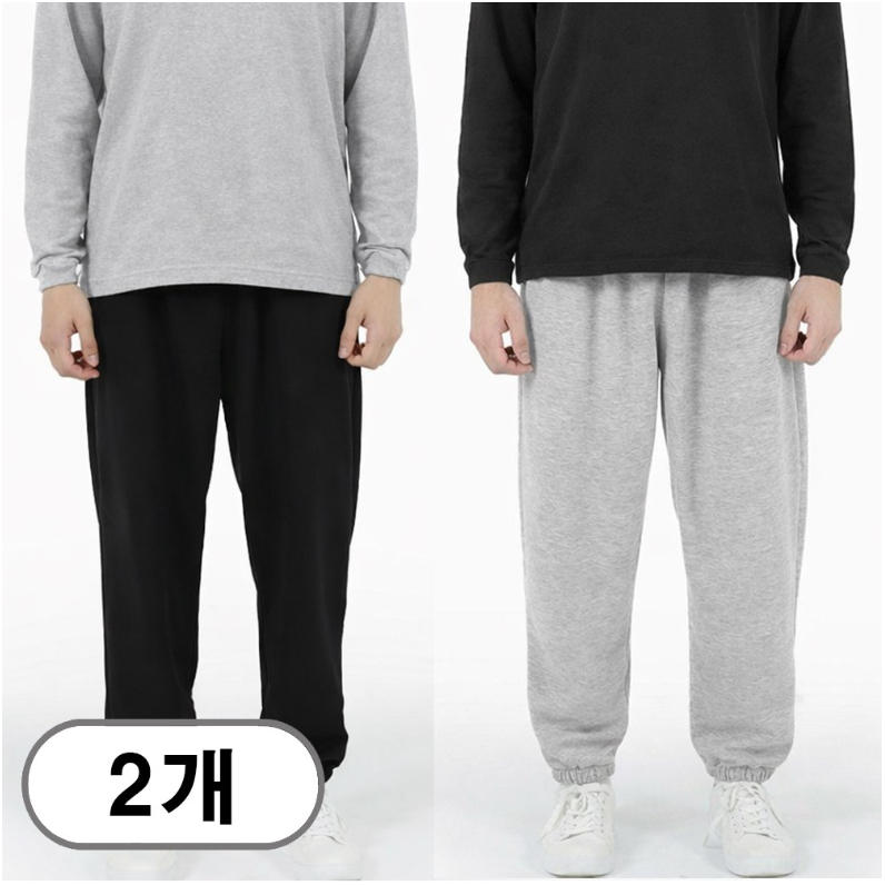 차쿠 1+1(2세트) 남여공용 트레이닝복팬츠 조거팬츠 일자 와이드 추리닝 슬랙스팬츠 작업바지 편의점바지 빅사이즈 25,800원