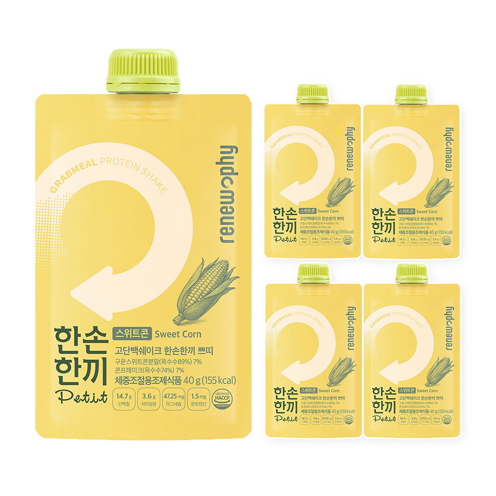 한손한끼 프로틴 단백질 쉐이크 스위트콘맛 13,900원