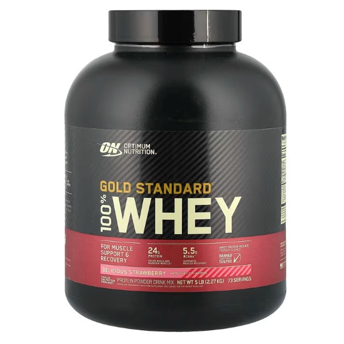 옵티멈뉴트리션 골드스탠다드 100% 웨이프로틴 유청 파우더 맛있는 딸기맛 2.27kg 162,800원