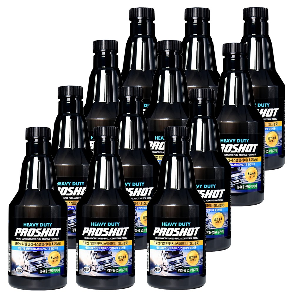 프로샷 대형디젤 연료첨가제 1L 12개 화물차 출력향상 270,000원