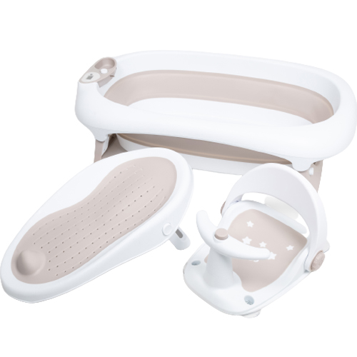 베베스페이스 유아용 접이식 온도계 욕조 + 목욕 의자 + 신생아 욕조 세트 90,650원
