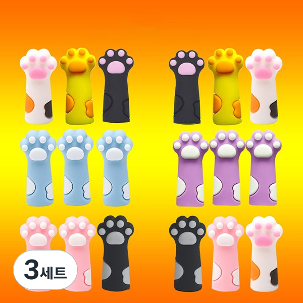 고양이 발바닥 뜨개질 대바늘 마개 15,000원