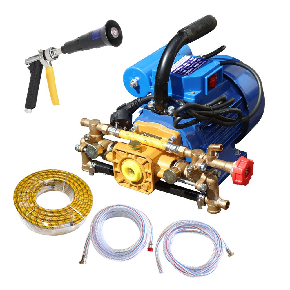 동력분무기 구보텍 220V 전기 모터 가벼운 포터블 분무기 30m 고압 농약 살포기 펌프오일 포함, 단일, 1개 260,000원