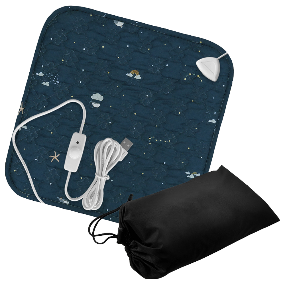 한일전기 밤하늘고래 양면 전기방석, 네이비, 40 x 40 cm 14,900원