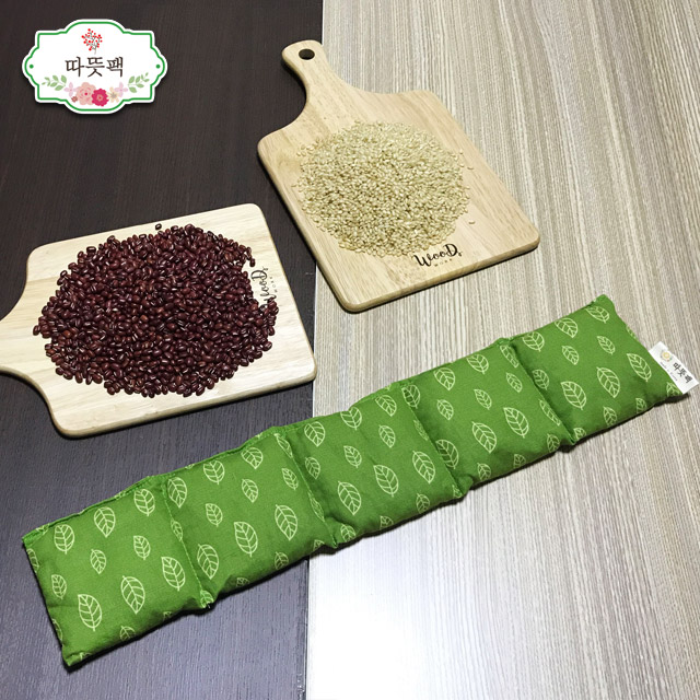 [따뜻팩] 국산 100% 천연 곡물 콩 어깨 찜질 팩 그린, 1개 18,820원